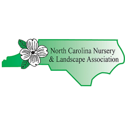 Green state shape with flower